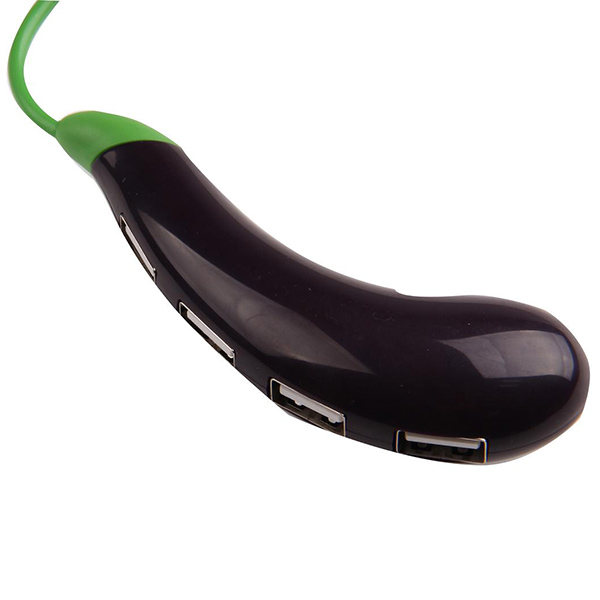 Eggplant USB hub PMA-002