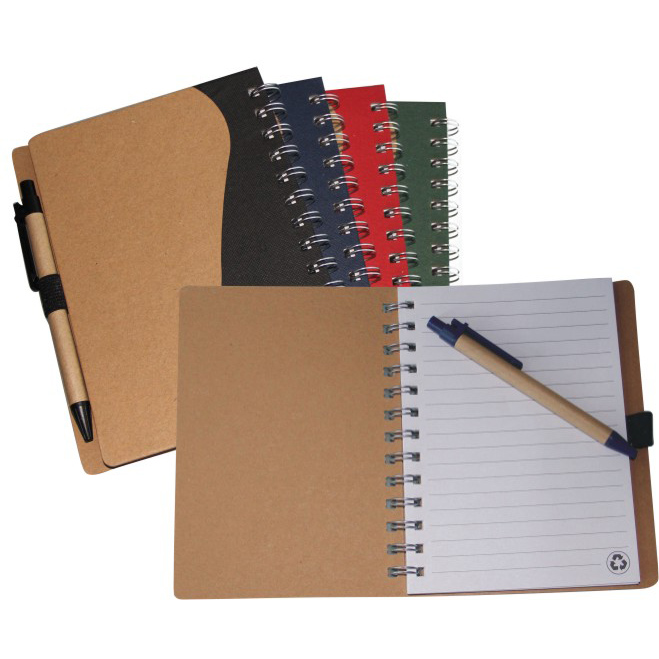 Recycle notebook with ballpen PM 09980