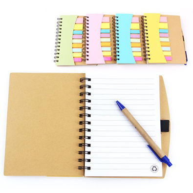 Recycle notebook with memo/ballpen PM 09972