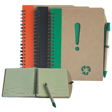 Recycle notebook with memo/ballpen  PMH-021