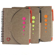 Recycle notebook with memo/ballpen PMH-029