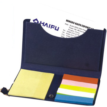 Memo book with card holder PMH-026C