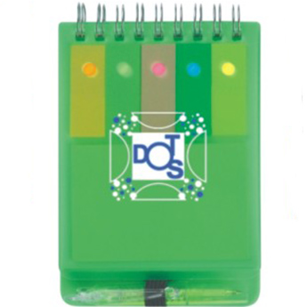 Plastic notebook with ballpen PM9982-A