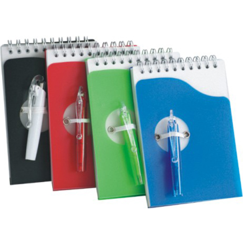 Plastic notebook with ballpen PM 5635