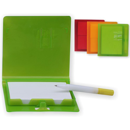 Plastic memo holder with ballpen PMH-035A