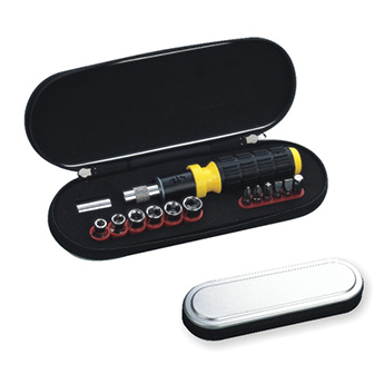 15Pcs tool kits with metal case PM 3601