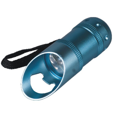 Metal LED flashlight with bottle opener PM 04001C