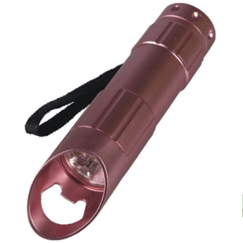 Metal LED flashlight with bottle opener PM 04001D