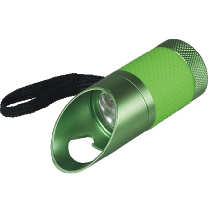 Metal LED flashlight with bottle opener PM 04001F