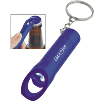 Metal LED flashlight with bottle opener PM 02012